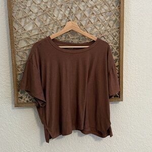 Old Navy Active Brown Tee